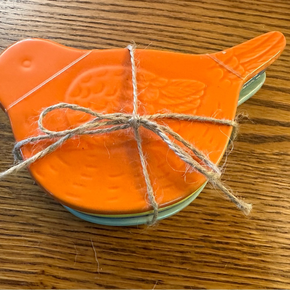 Set of 4 Bird Coasters/Tiles/Trivets